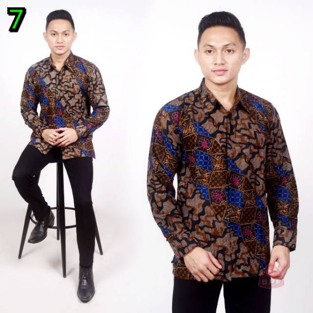 Kemeja hem batik pria terlaris