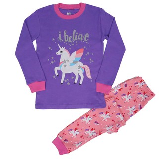 Stelan Baju  Tidur I Believe In Unicorn  Piyama Anak  