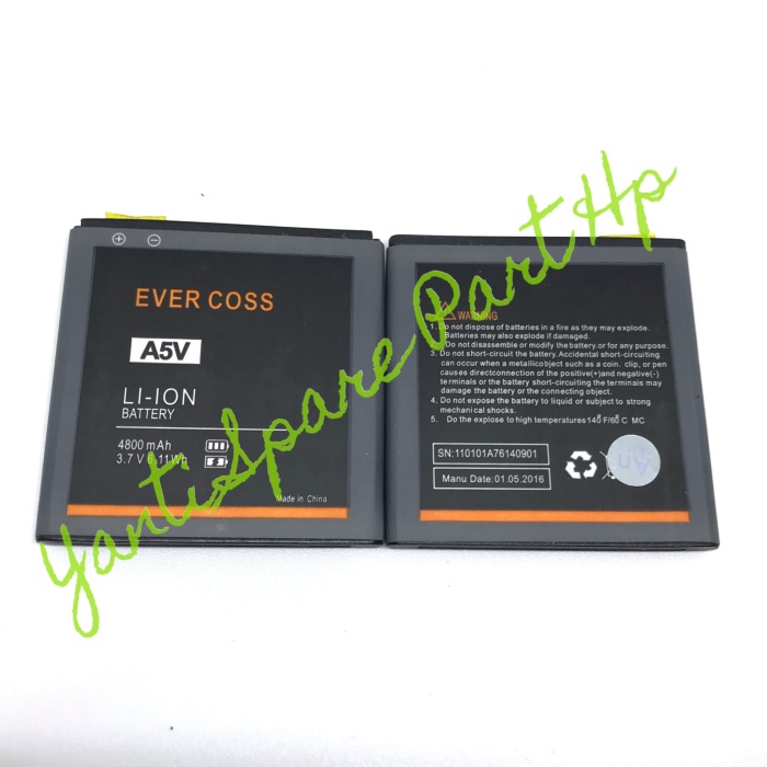 Baterai Evercoss A5V Original New