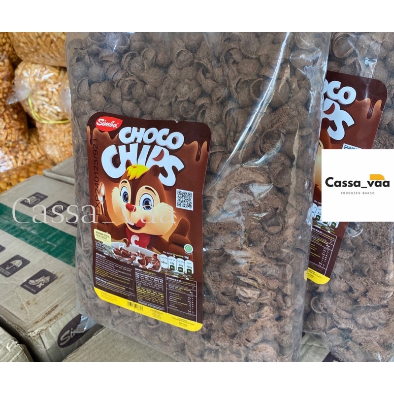 

snack sereal sarapan choco cruch choco chips 900 gram