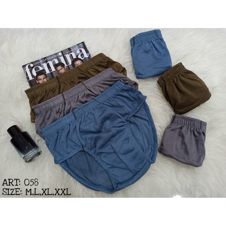 CD Celana Dalam Dewasa Laki-laki Pria * 1 Lusin | Size M-L-XL | Pinggang Karet | Katun PREMIUM | 114
