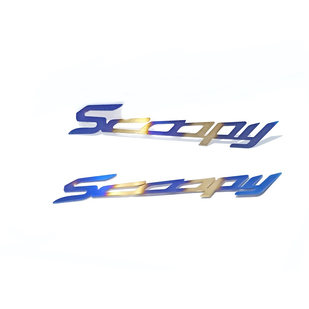 EMBLEM TWOTONE PCX - NMAX-SCOOPY-VARIO 150-CLICK-BEAT LOGO MOTOR TWOTONE