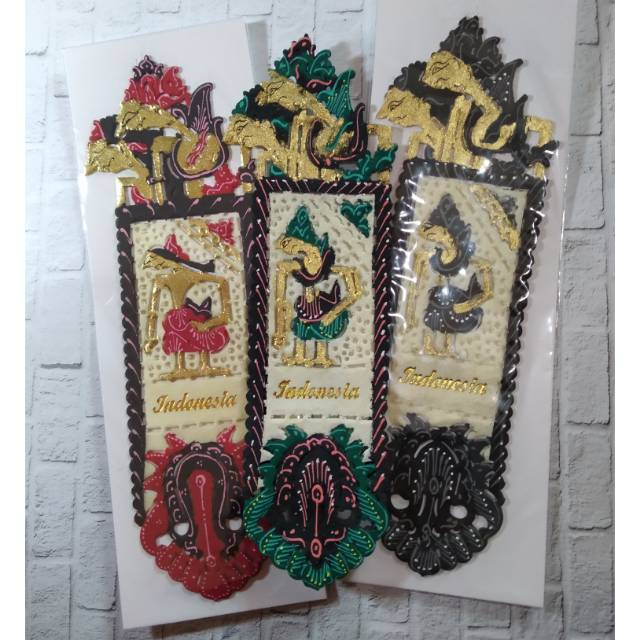 Jual Pembatas Buku Wayang Kulit Sapi Souvernir Nikah Custom Indonesia Shopee Indonesia