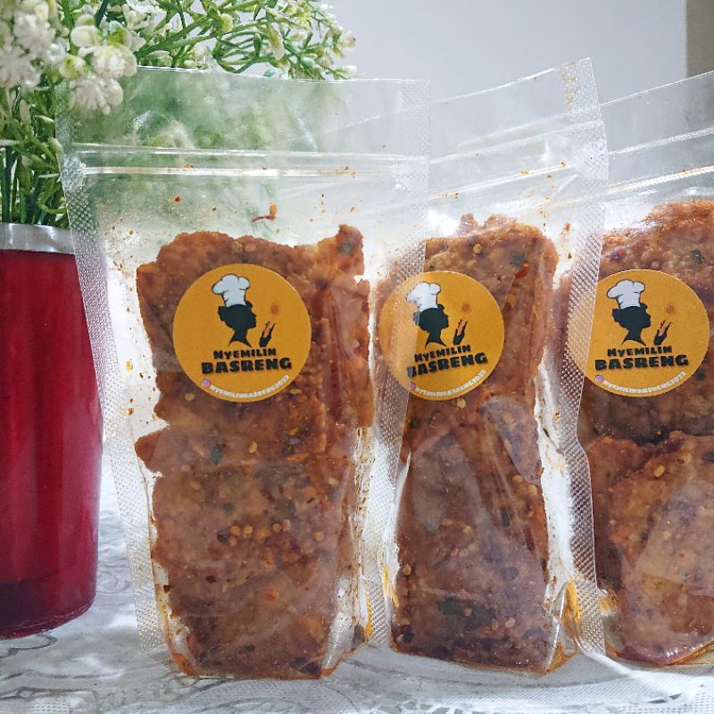 

TEMPE GORENG PEDAS DAUNJERUK 100gr,TEMPE RENYAH,TEMPE PEDAS,TEMPE GORENG