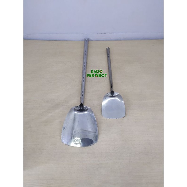 siamsi full stainless- spatula stainless- sutil masak stainless