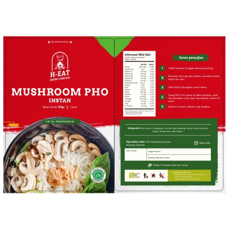 

H-EAT Mushroom Pho Instan