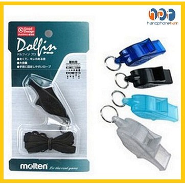 Peluit Wasit Molten Dolphin Pro – Pluit Original Keras & Nyaring + Tali Pluit Kualitas Premium Wasit