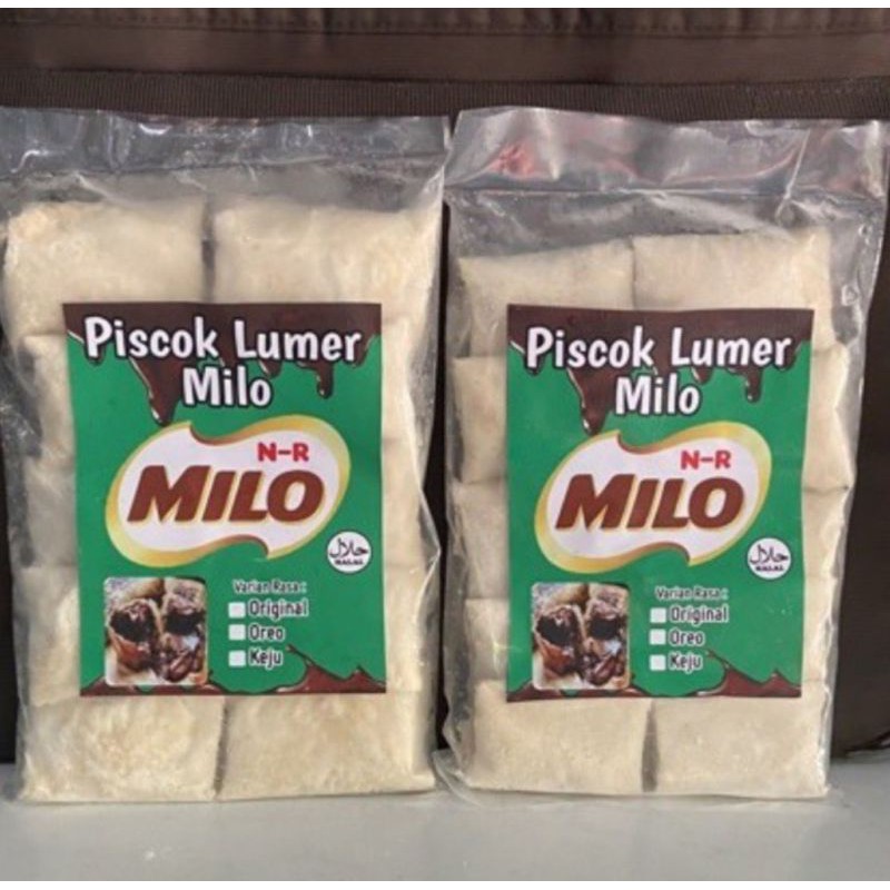 

Piscok Lumer Milo (piscok isi milo)