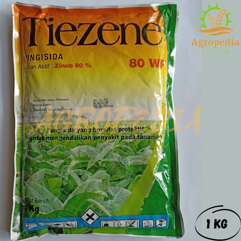 Tiezene 1 kg Fungisida Protektif Untuk Mencegah Jamur Pada Tanaman Cabai Padi Semangka Melon Tembaka