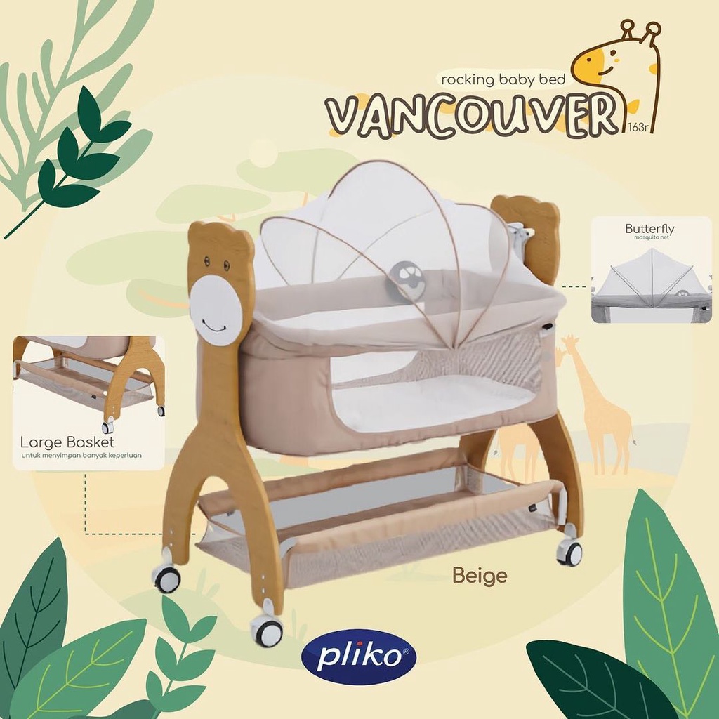 Pliko Vancouver Rocking Baby Bed B163R