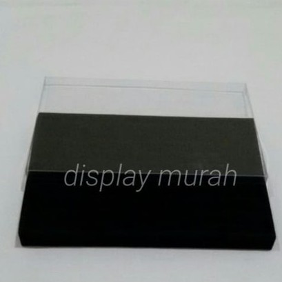 Display/Nampan Cincin Bludru Tutup Mika Tempat Cincin Kotak Cincin Stand Pajangan Perhiasan - BH