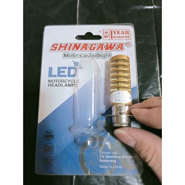 lampu depan kaki 1/ lampu h6  untuk semua bebek matic