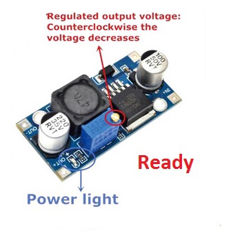 LM2596 adjustable Module DC step down 3A in 3-40V out 1.5-35V LM 2596