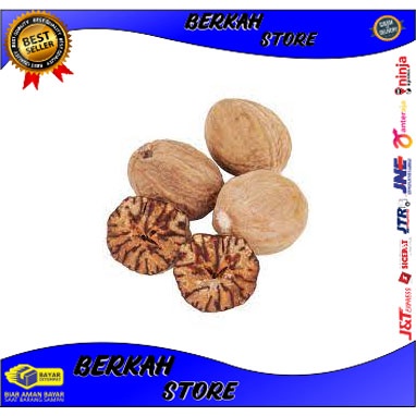 Biji Buah Pala Kering 1 kg super