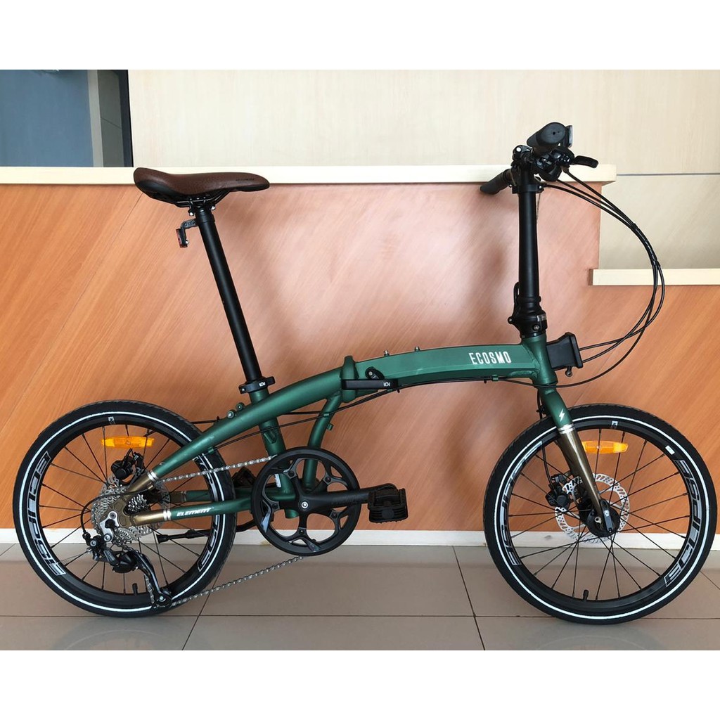 Sepeda Lipat / Folding Bike 20 Element Ecosmo 10speed Filosofi Kopi