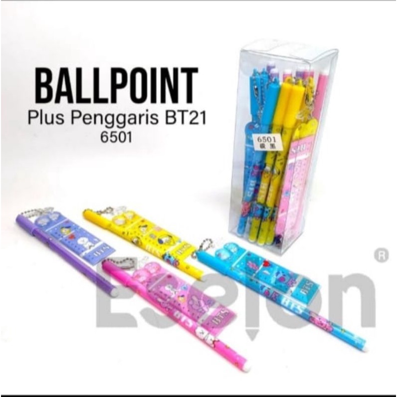 

[LGS] Pen bt21 alat tulis pulpen tipe 6501 chocky chimmy tata kota rj