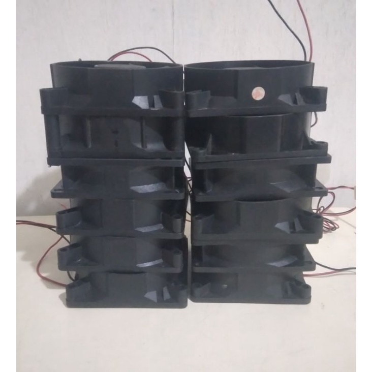 Fan Dc 12V bekas PSU Diameter 8x8Cm min pembelian 5pcs