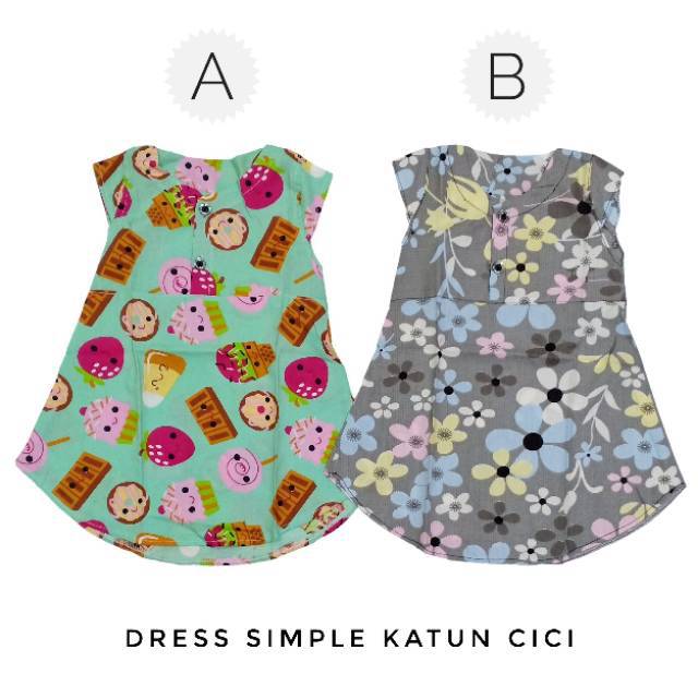 Dress Anak Perempuan Katun Cici Baju Bayi Balita Perempuan Dress Anak Perempuan Katun Cici Baju Bayi Balita Perempuan