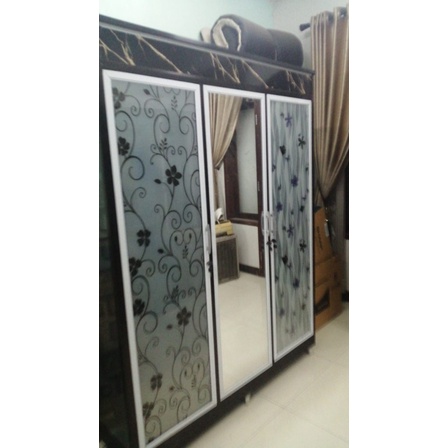 lemari gamis 3 pintu full gantung