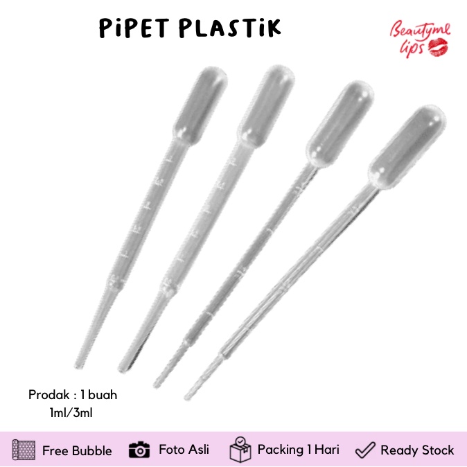 Pipet Plastik Rapid 1ml 3ml / Tetes /pipet plastik pakan kutu air / artemia / jentik nyamuk