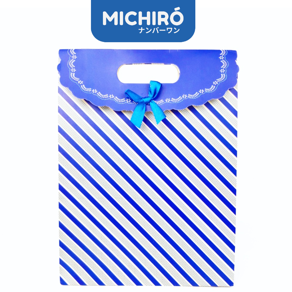 

Michiro Paper Bag Dilengkapi Dengan Pita Assorted Paper Gift Bags