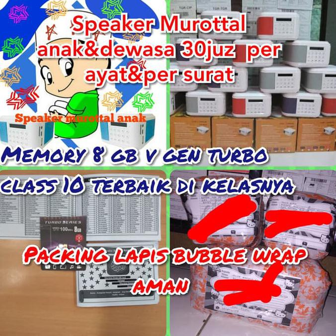 Cuci gudang Speaker murottal Al quran 30 juz anak /audio speaker quran /murotall Best