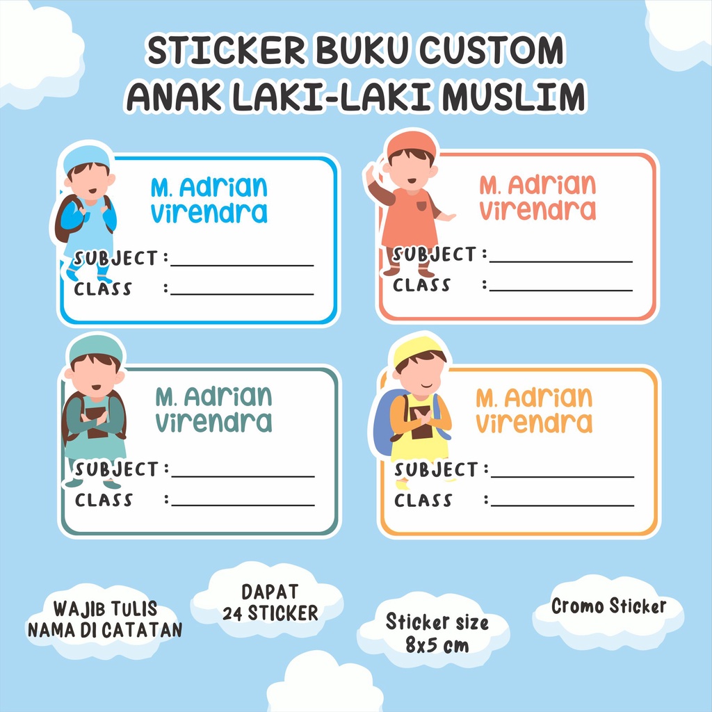 

STICKER BUKU ANAK LAKI-LAKI MUSLIM