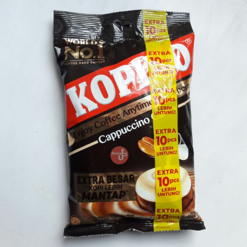 

[Kemasan Baru] Permen Kopiko Cappuccino 2 in 1 dengan susu