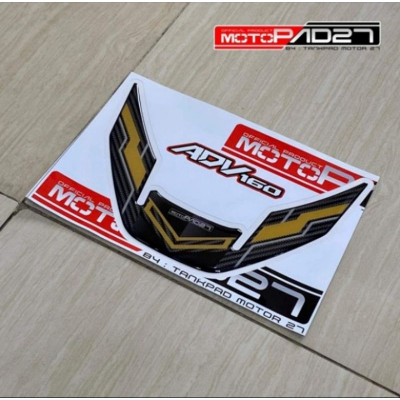 Stiker sticker resin timbul spakbor depan Honda Adv 160 premium