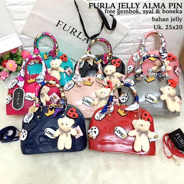FURLA ALMA JELLY PIN LOVE