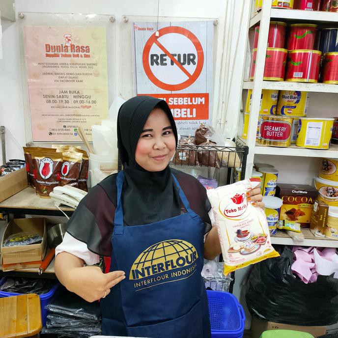 

TEPUNG TEKO MERAH 1 KARTON(10 KG) GRATIS APRON,GOJEK GRAB ONLY