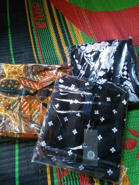 Tunik Batik Motif Antasena Hitam