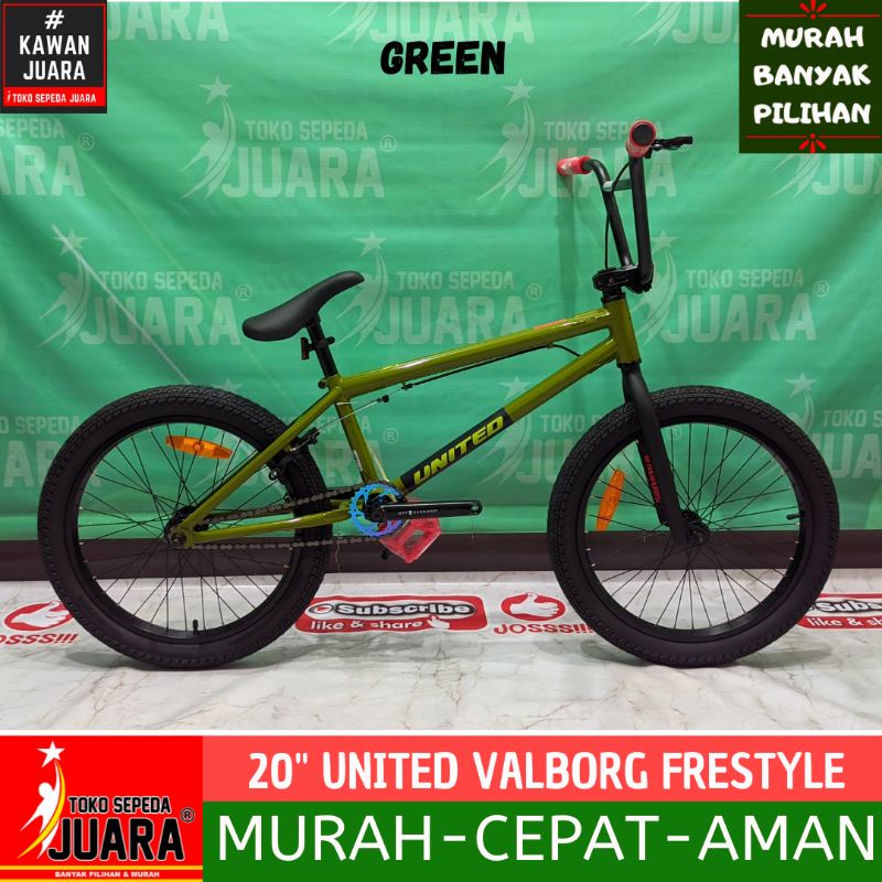 SEPEDA BMX UNITED VALBORG FREESTYLE 20 INCH