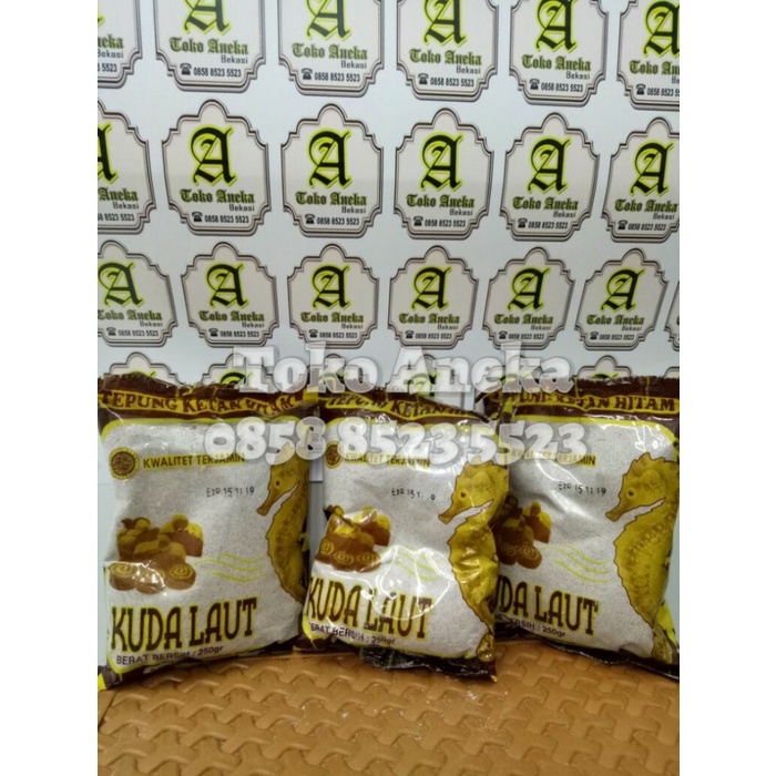 

Ketan-Beras-Tepung- Tepung Ketan Hitam Merk Kuda Laut 250Gr -Tepung-Beras-Ketan.