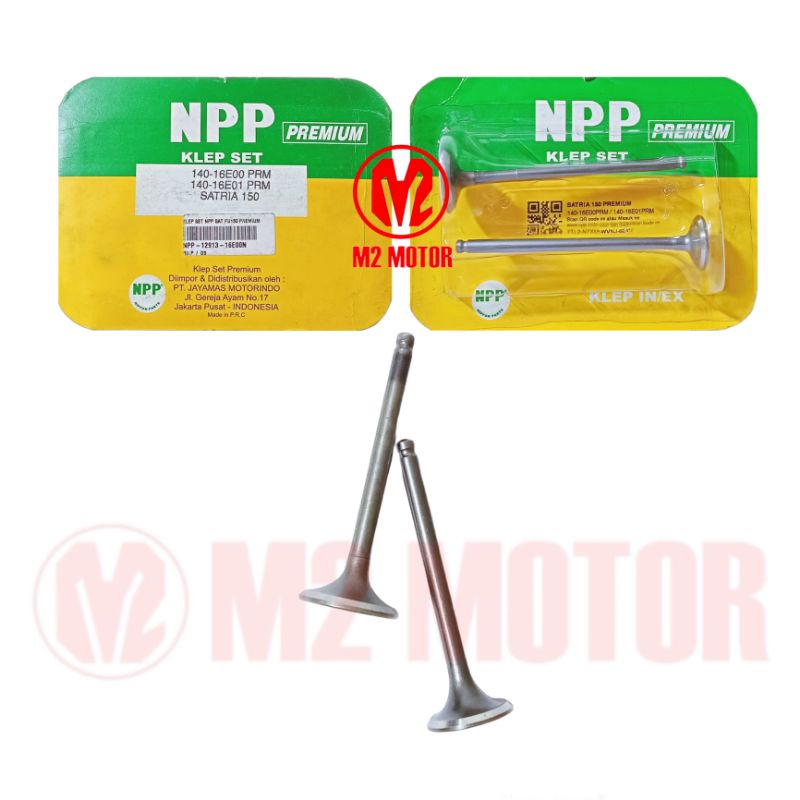 KLEP SET SATRIA FU150 PAYUNG KLEP NPP