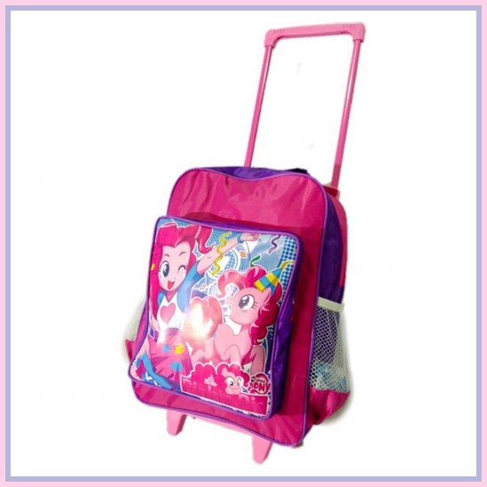 【Murah Lebay】 Ransel Troli Motif Karakter Perempuan Tas Dorong Anak Tk Tas Trolley Anak Sekolah Pa T