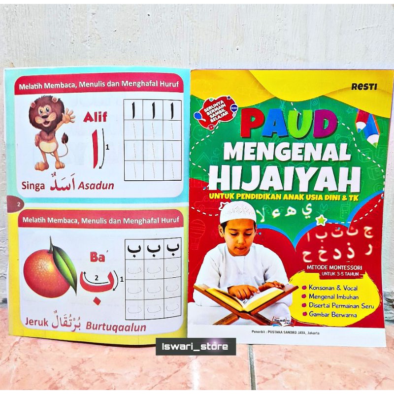 Jual Buku PAUD Dan TK Mengenal Hijaiyah | Shopee Indonesia