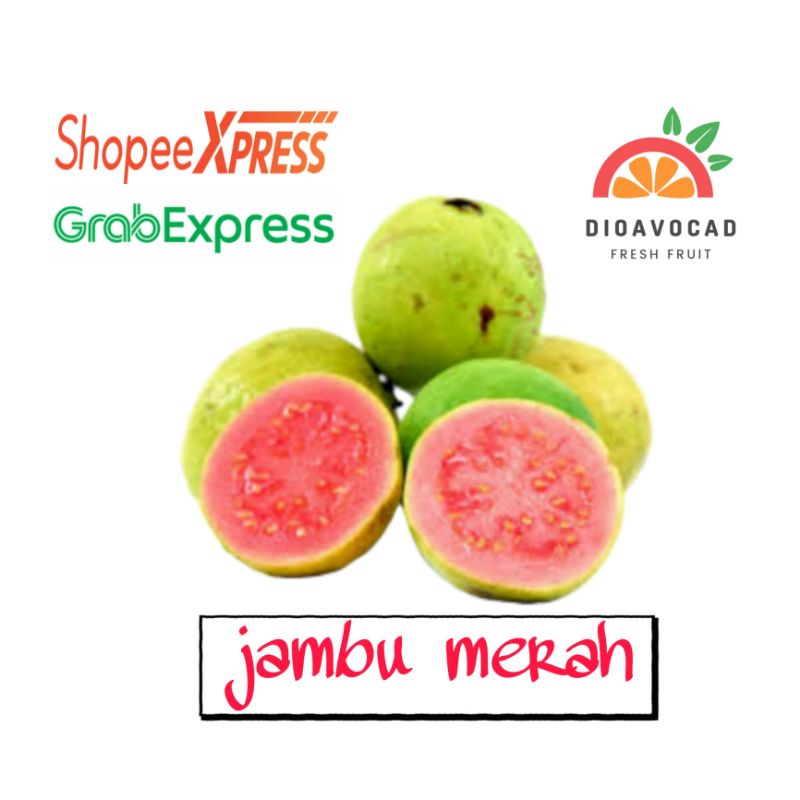 

buah jambu merah 1kg