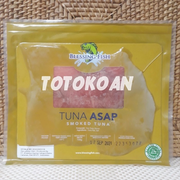 

Ikan Asap - Blessing Fish Smoked Tuna Ikan Tuna Asap 100 Gr