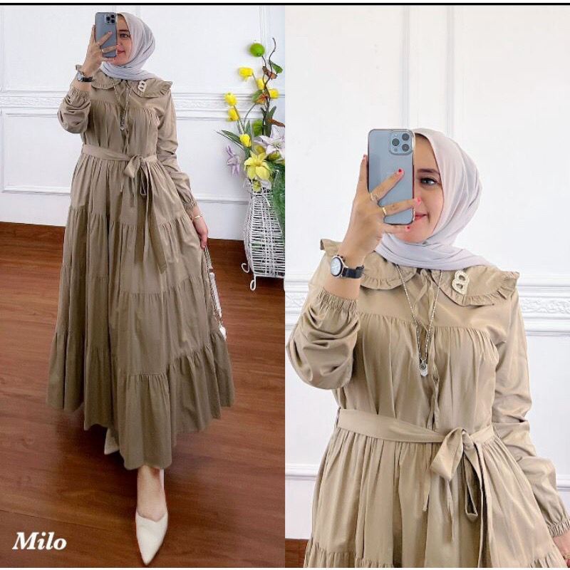 DRESS MUSLIM, baju wanita, baju gamis, dress, gamis, Baju gamis, fashion wanita, Mora Dress