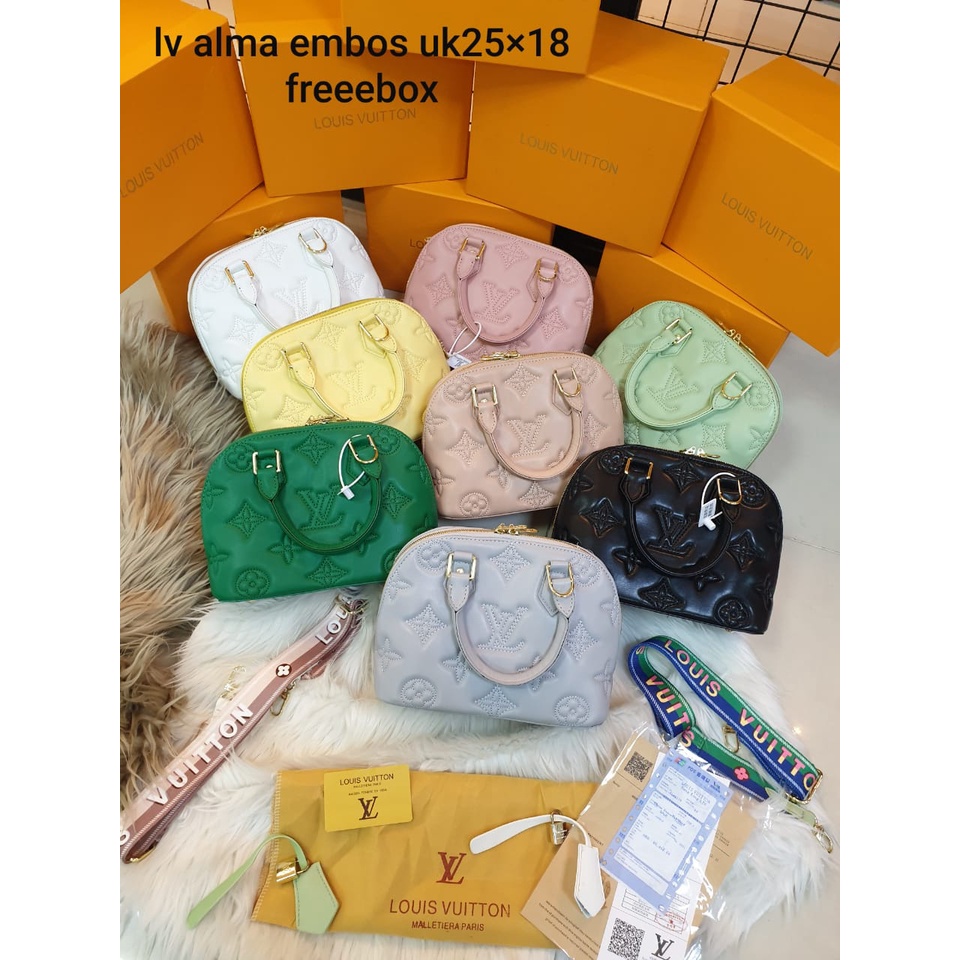 Tas tote alma emboss color semprem L-6722