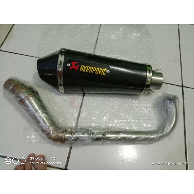 knalpot Akrapovic carbon nmax,dll