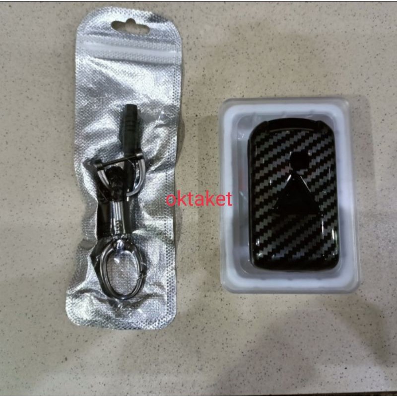 casing kunci carbon Mitsubishi all new pajero 2016 / xpander