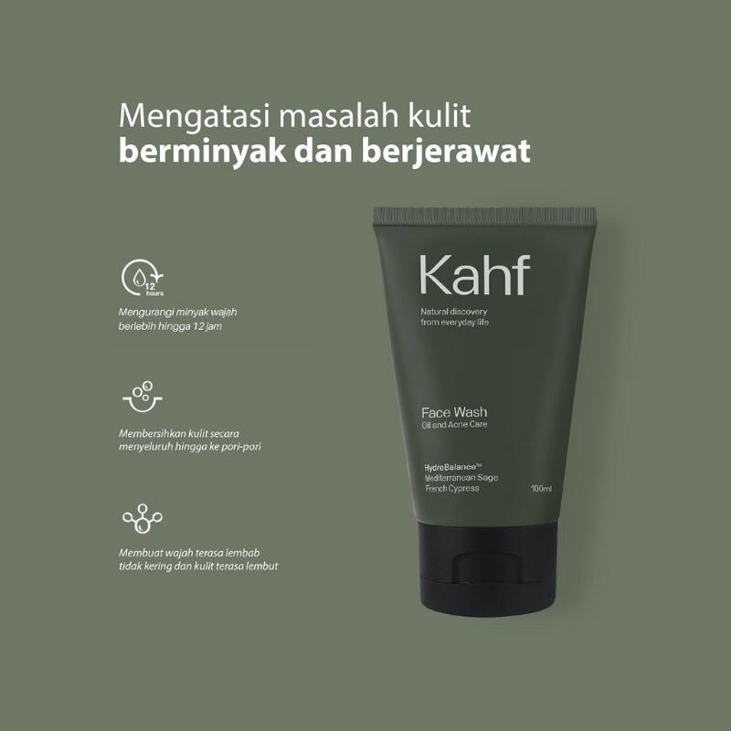 kahf facial wash