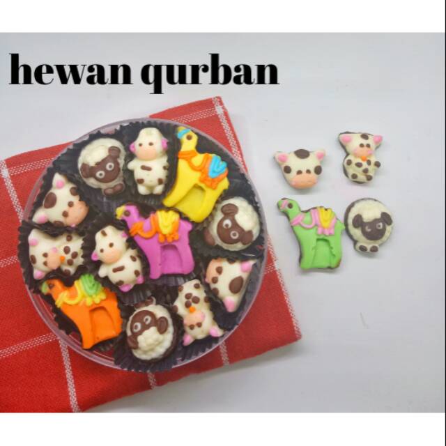 Coklat cute hewan qurban