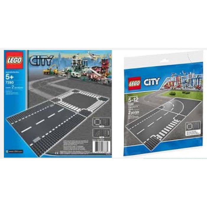 LEGO 7280 + 7281 - Brick and More - Roadplate Bundle