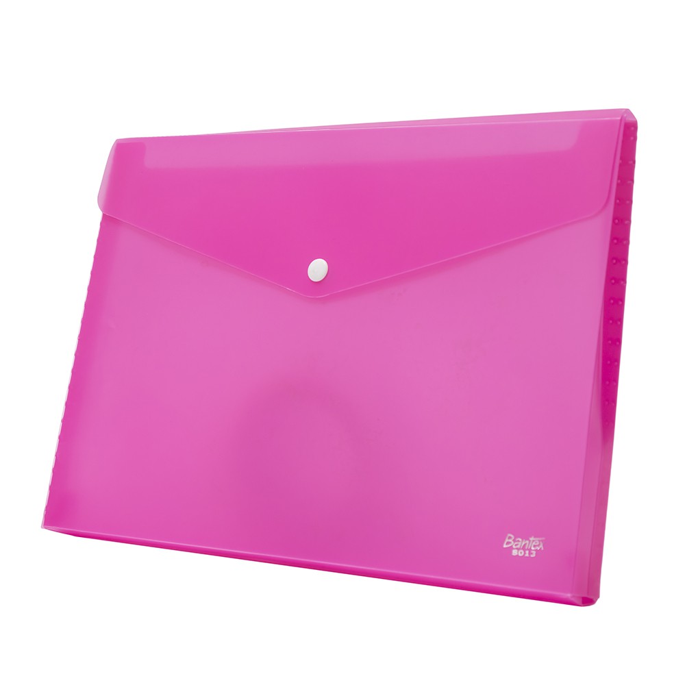 

Bantex Poly Wallet Case A4 (2 Divider) Pink 8013 19 PKM Bandung