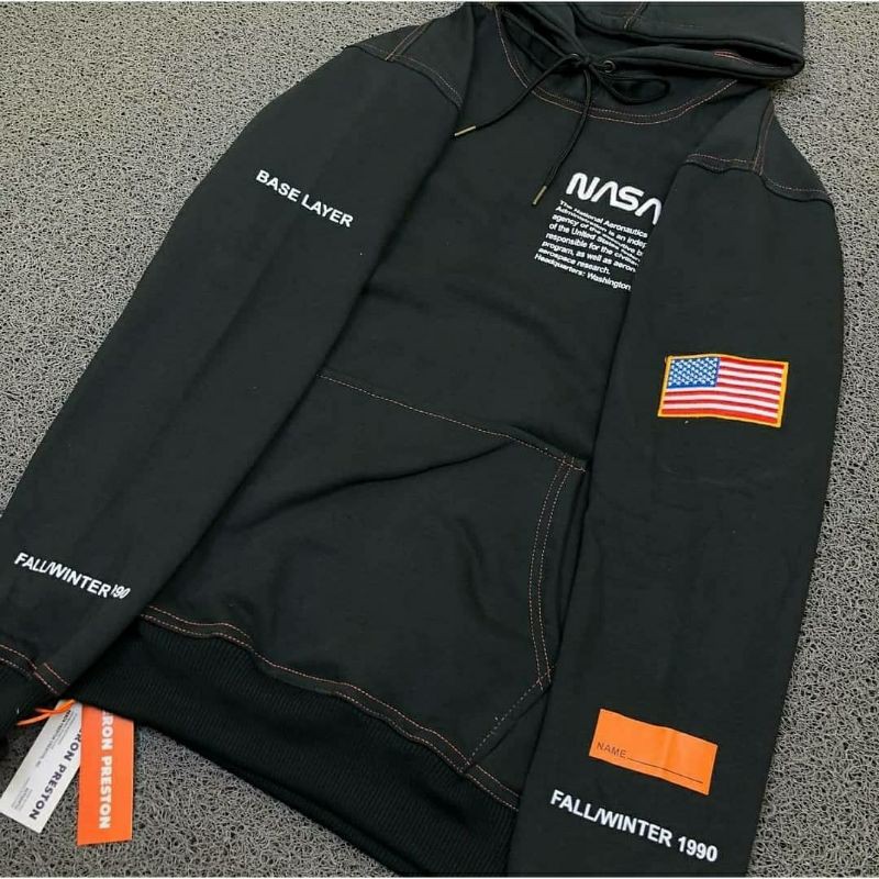 Hoodie Nasa x Heron Preston Fulltag