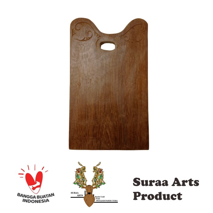 Talenan / Telenan Kayu Ulin Ukir