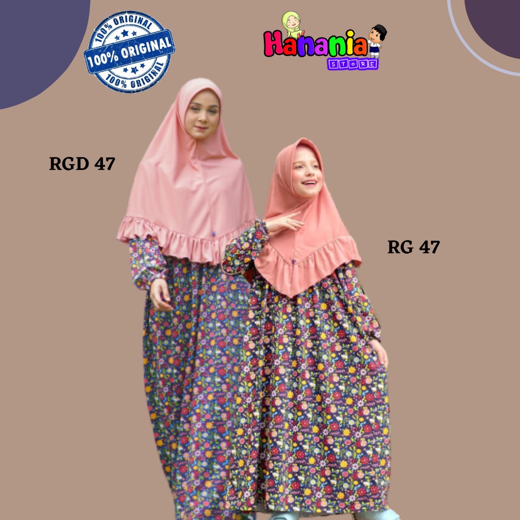 PAKAIAN GAMIS ANAK PEREMPUAN REMAJA TANGGUNG COUPLE PEREMPUAN MUSLIM TERBARU 2023 NYAMAN BRANDED RAGGAKIDS RG 48 Id ul Fitri Series